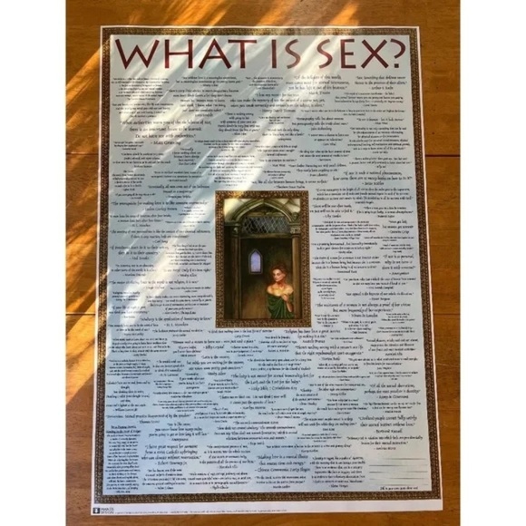 What is Sex Quotes Collection Large Poster College Wall Room Decor 24x36 - Picture 1 of 7